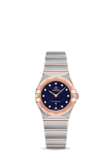 Omega Constellation Manhattan 25 Quartz Stainless Steel / Sedna Gold / Aventurine